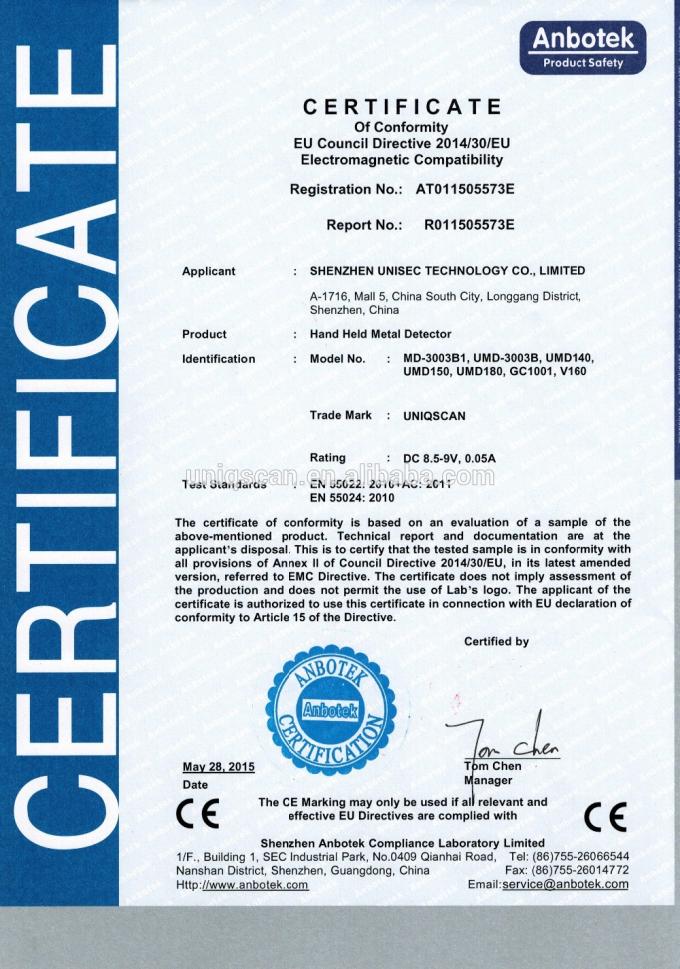 경쟁가격 및 높은 감도 MD3003B1를 가진 소형 금속 탐지기